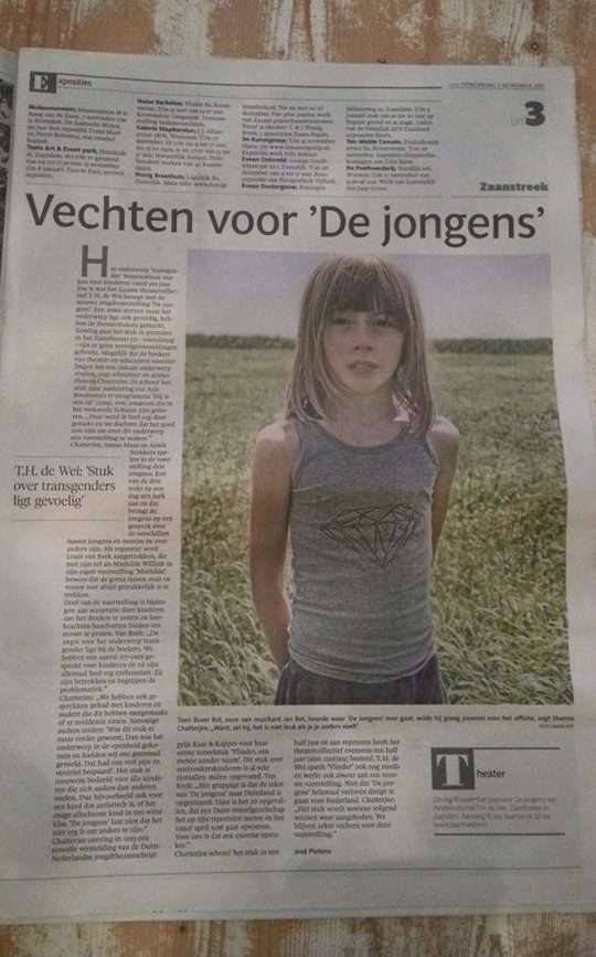Shanna Chatterjee toneelvoorstelling de jongens